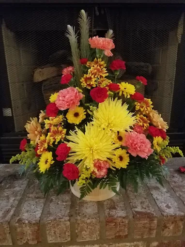Just because flower arrangement